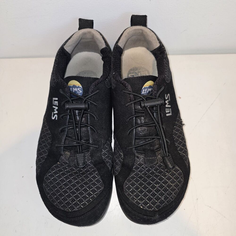 Lems Primal 2  Black Barefoot Minimalist Running Shoes Unisex Men 8 Women 9.5